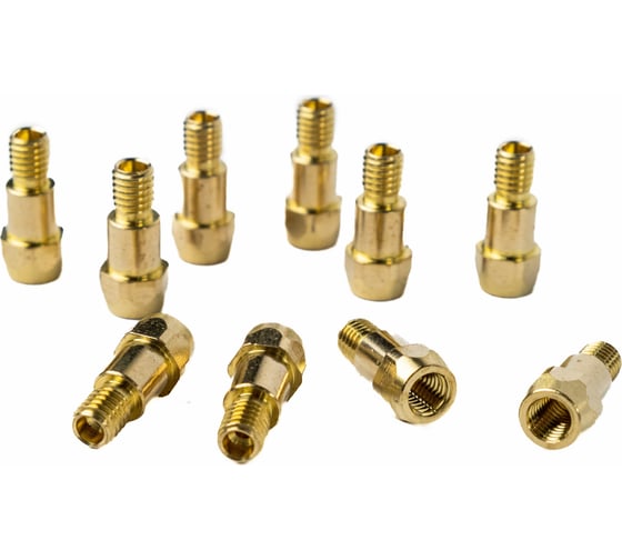 Держатель наконечника 36-KD, медь E-Cu, 10 шт, M8, 32 мм GOLDEN BRIDGE 1193