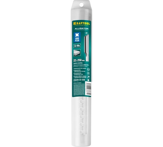 Зубило канальное для перфораторов SDS-Plus (22x250 мм) ALLIGATOR Kraftool 29328-22-250_z01