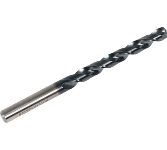 Сверло по металлу 9.0x125/81 мм, HSSE-Co8, TiALN, DIN 338 RUKO 281090EF