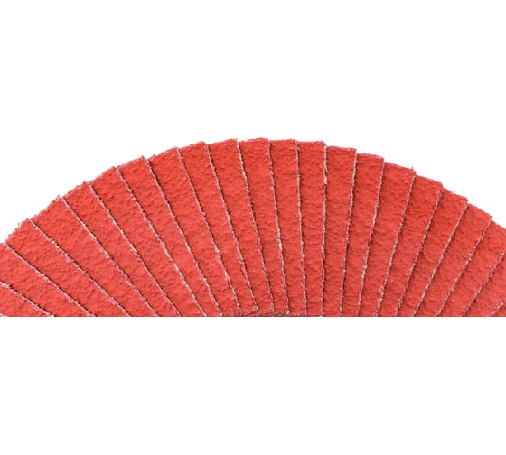 Круг лепестковый торцевой, прямой, керамика 125х22.2 мм, P-60 ABRAFORM AF-FLAP-FT-125-P60-CRM
