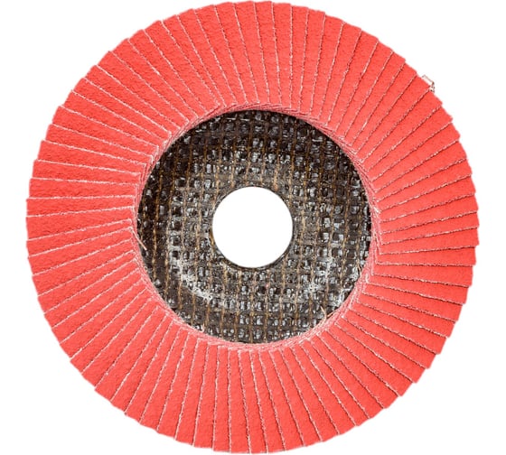 Круг лепестковый торцевой, угловой, керамика 125х22.2 мм, P-60 ABRAFORM AF-FLAP-CN-125-P60-CRM