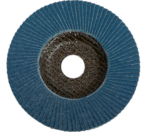 Круг лепестковый торцевой, прямой, цирконат 65% 125х22.2 мм, P-100 ABRAFORM AF-FLAP-FT-125-P100-ZR65