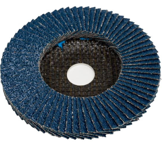 Круг лепестковый торцевой, прямой, цирконат 65% 125х22.2 мм, P-36 ABRAFORM AF-FLAP-FT-125-P36-ZR65