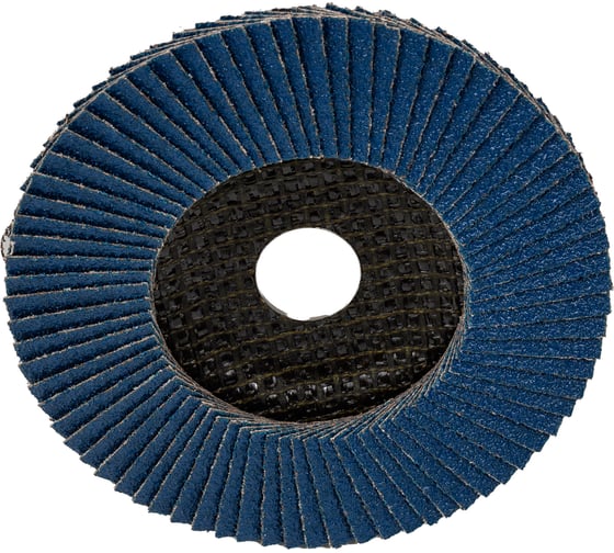 Круг лепестковый торцевой, прямой, цирконат 65% 125х22.2 мм, P-60 ABRAFORM AF-FLAP-FT-125-P60-ZR65