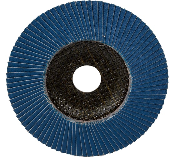 Круг лепестковый торцевой, угловой, цирконат 65% 125х22.2 мм, P-120 ABRAFORM AF-FLAP-CN-125-P120-ZR65