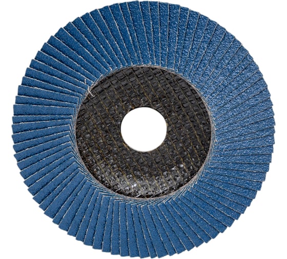 Круг лепестковый торцевой, угловой, цирконат 65% 125х22.2 мм, P-80 ABRAFORM AF-FLAP-CN-125-P80-ZR65