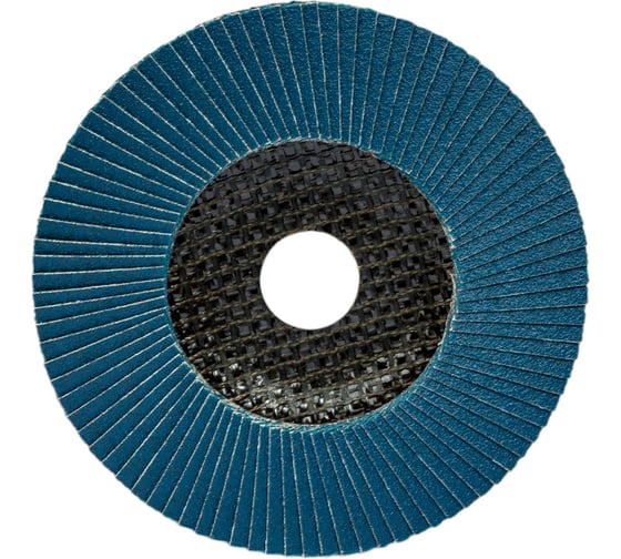 Круг лепестковый торцевой, прямой, цирконат 100% 125х22.2 мм, P-100 ABRAFORM AF-FLAP-FT-125-P100-ZR100