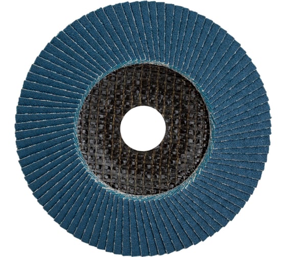 Круг лепестковый торцевой, угловой, цирконат 100% 125х22.2 мм, P-100 ABRAFORM AF-FLAP-CN-125-P100-ZR100