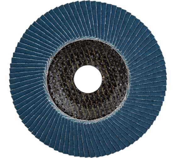 Круг лепестковый торцевой, угловой, цирконат 100% 125х22.2 мм, P-120 ABRAFORM AF-FLAP-CN-125-P120-ZR100