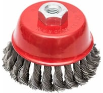 Щетка чашка (65 мм, М14, крученая проволка 0,5 мм) для ушм BEOROL 245848