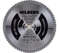 Диск пильный Industrial TOP Металл 305х25.4 мм, 72Т Hilberg HFT305