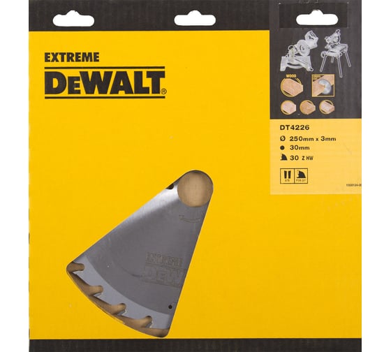Диск пильный по дереву 250х30 мм DEWALT DT 4226