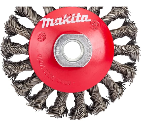 Щетка чашечая коническая, 100мм, вит. Пров. 0.5мм, до 12500ом Makita P-04494