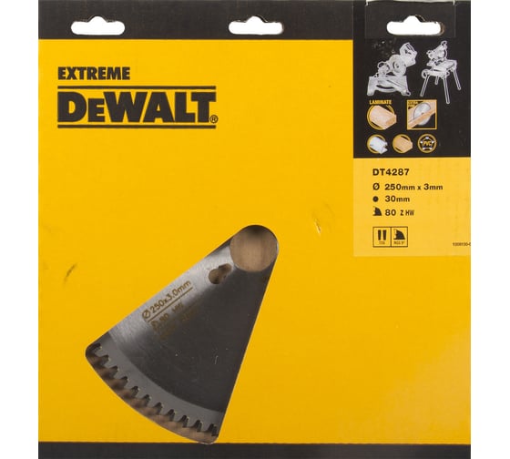 Диск пильный универсальный 250х30 мм DEWALT DT 4287