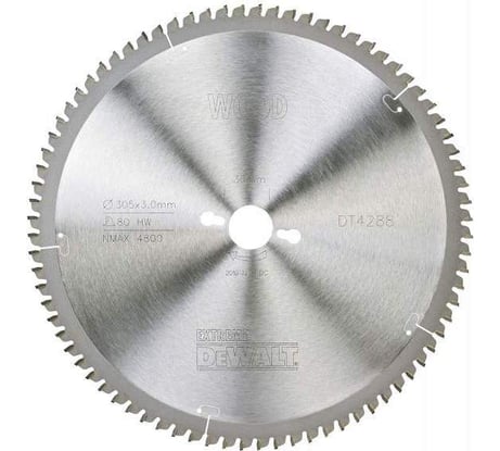 Диск пилн DEWALT DT 4288 S40, 305х30х2,2,пр3мм,80зуб,д/шп,ал,пл