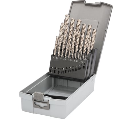 Набор сверл по металлу 1-13 мм, HSSE-Co8, 25 шт RUKO 281215ERO