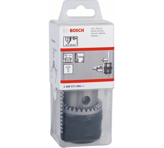 Зубчатый патрон Bosch 16MM 5/8" 1608571056
