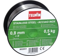 Проволока сварочная из нержавеющей стали (0.8 мм; 0.5 кг) BlueWeld 802051
