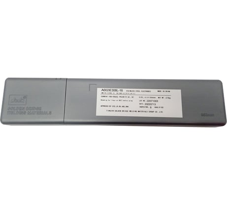 Электроды для нержавеющих сталей A002/E308L-16 4 мм, 2.5 кг, аналог OK 61.30 GOLDEN BRIDGE 818