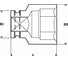 Головка торцовая (36 мм; 3/4") Bosch 1608556033 3