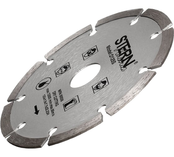 Диск алмазный сегментный Stern 125х1.9х7.7х22.2 мм TORGWIN S23581