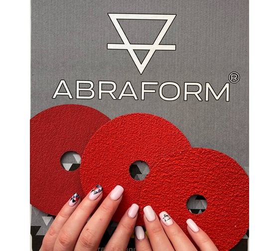 Круг фибровый 115х22 мм, P60, керамика ABRAFORM AF-FBR-CRM-115-P60
