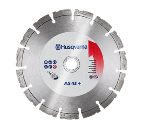 Диск алмазный AS45+ (230х22.2 мм) для угловых шлифмашин Husqvarna Construction 5430673-02