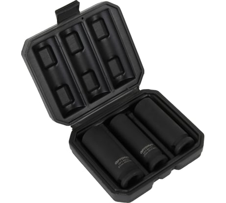 Набор ударных головок тонкостенных 3 шт, 17-21 мм, 1/2"DR Optimus OPT-40303