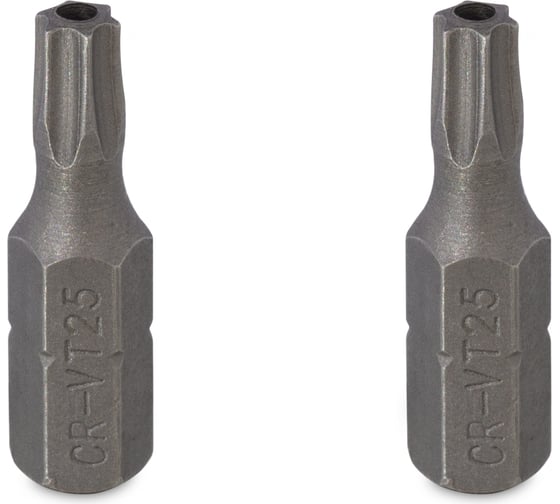 Биты магнитные Torx T25, 25 мм, 2 шт, cr-v VIRA 554144