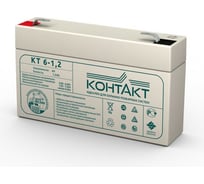 Аккумуляторная батарея КОНТАКТ КТ 6-1.2 (6 В; 1.2 Ач) Магнито-контакт 00-00005961