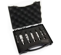 Набор коронок твердосплавных по металлу LA-TCTKKQ-9pcs 9 предметов, карбид вольфрама Tideway 8953