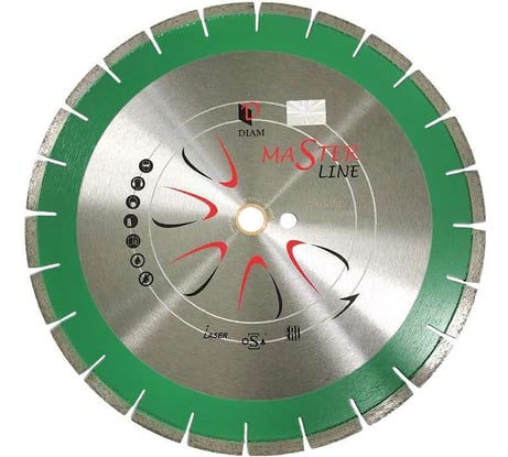 Диск алмазный сегментный Гранит Master Line (450х3.6х10х25.4/20 мм) Diam 000685