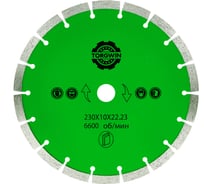 Диск алмазный сегментный 230x10x2.6x22.2 мм TORGWIN T946618