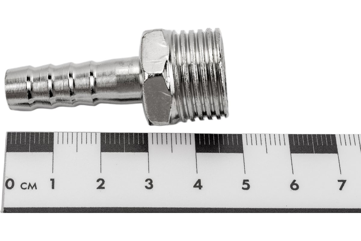 Штуцер с наружной резьбой 1/2" - елочка 10 мм ARMA M1/2-10 - выгодная ...