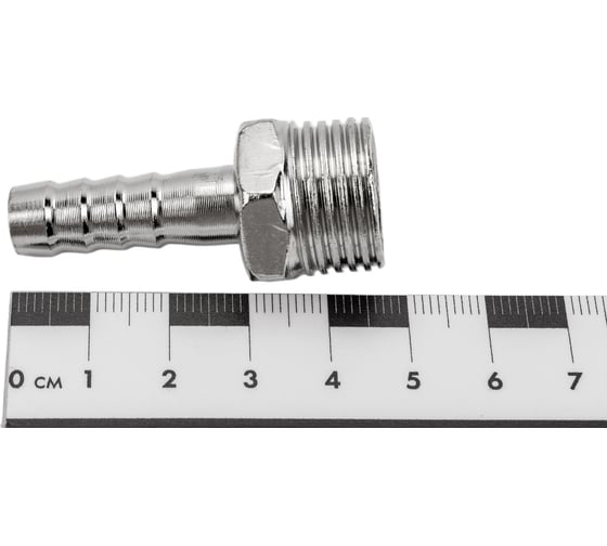 Штуцер с наружной резьбой 1/2" - елочка 10 мм ARMA M1/2-10
