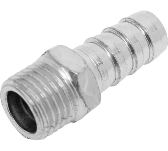 Штуцер с наружной резьбой 1/4" - елочка 10 мм ARMA M1/4-10