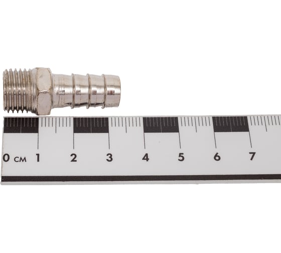 Штуцер с наружной резьбой 1/4" - елочка 10 мм ARMA M1/4-10