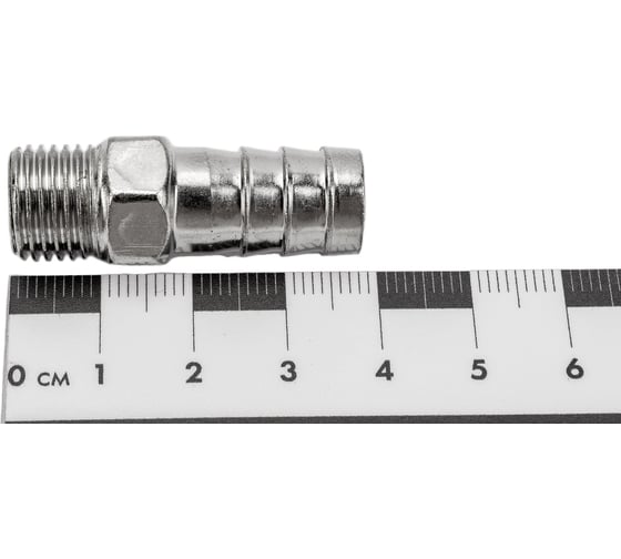 Штуцер с наружной резьбой 1/4" - елочка 12 мм ARMA M1/4-12