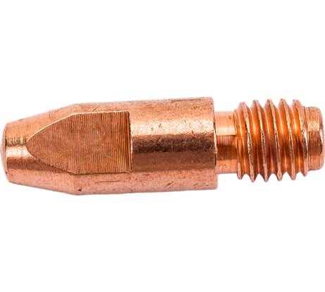 Наконечник токопроводящий Cu-E, M8x30 мм, 1 мм для горелок mig/mag энаргит Cu-E-M8X30X10