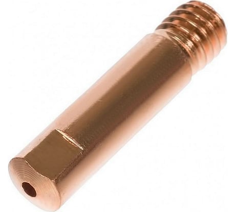 Наконечник токопроводящий Cu-E, М6x25 мм, 0.6 мм для горелок mig/mag энаргит Cu-E-M6X25X06