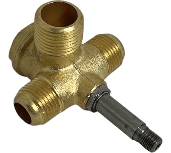 Клапан обратный 3/8", 1/2", 1/2", 1/8" для компрессора 1.4 кВт Pegas pneumatic 4333 1