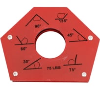 Магнитный угольник трапеция KY1102 до 33 кг, 30°, 45°, 60°, 75°, 90°, 135° энаргит KY1102-33 24379653