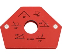 Магнитный угольник трапеция KY1102 до 12 кг 30°, 45°, 60°, 75°, 90°, 135° энаргит KY1102-12 24379677