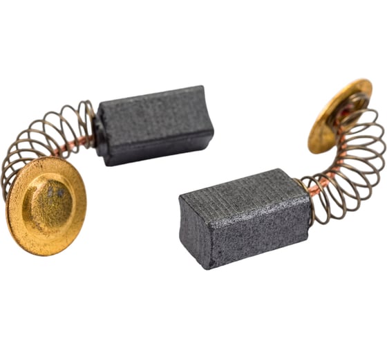 Комплект угольных щеток для электроинструмента Hammer (пружина, пятак), 6.5x7.5x12 мм, 2 шт COFRA SDH-34638