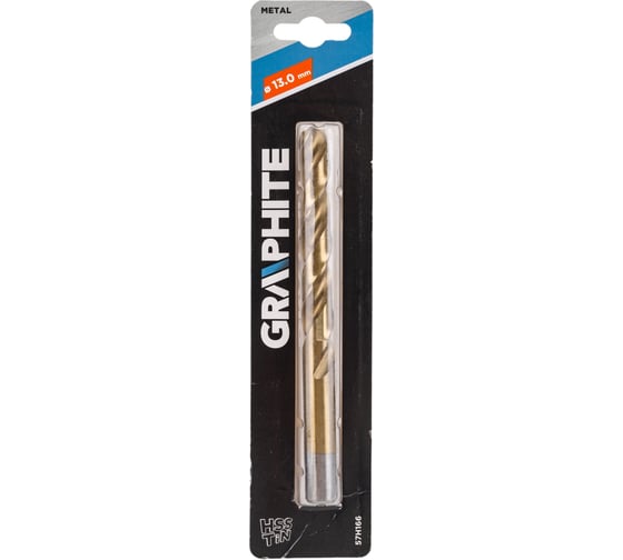 Сверло по металлу 13 мм, HSS-TiN GRAPHITE 57H166 1