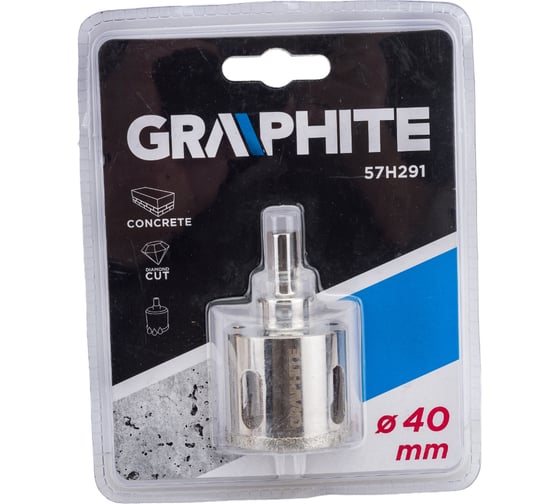 Сверло по керамической плитке 40 мм GRAPHITE 57H291