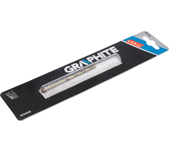 Сверло по металлу 4.5 мм, HSS-Co GRAPHITE 57H028