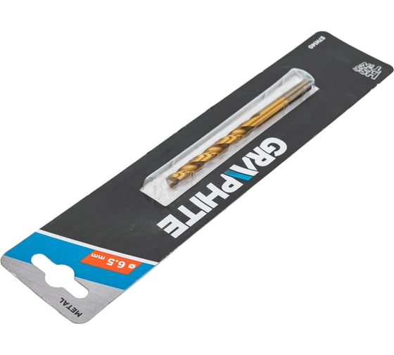 Сверло по металлу 6.5 мм, HSS-TiN GRAPHITE 57H140