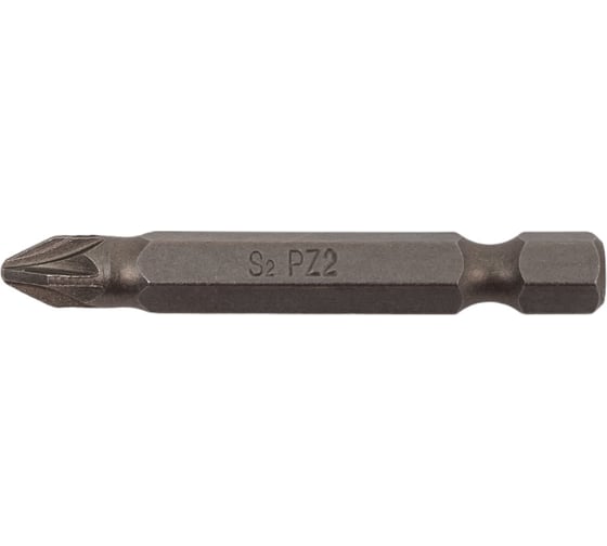 Биты PZ2, 50 мм, 1/4", 10 шт GRAPHITE 57H959