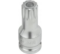 Головка-бита SPLINE с отверстием M18, 60 мм, 1/2'' Forsage F-24806018B(51713)